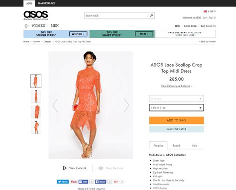 asos key selling points.